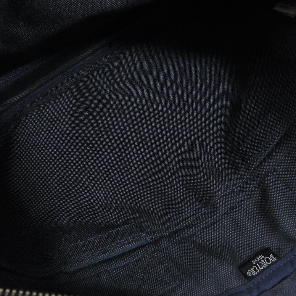 PORTER ポーター デニム スモーキー ビジネス トート バッグ ネイビー系【中古】