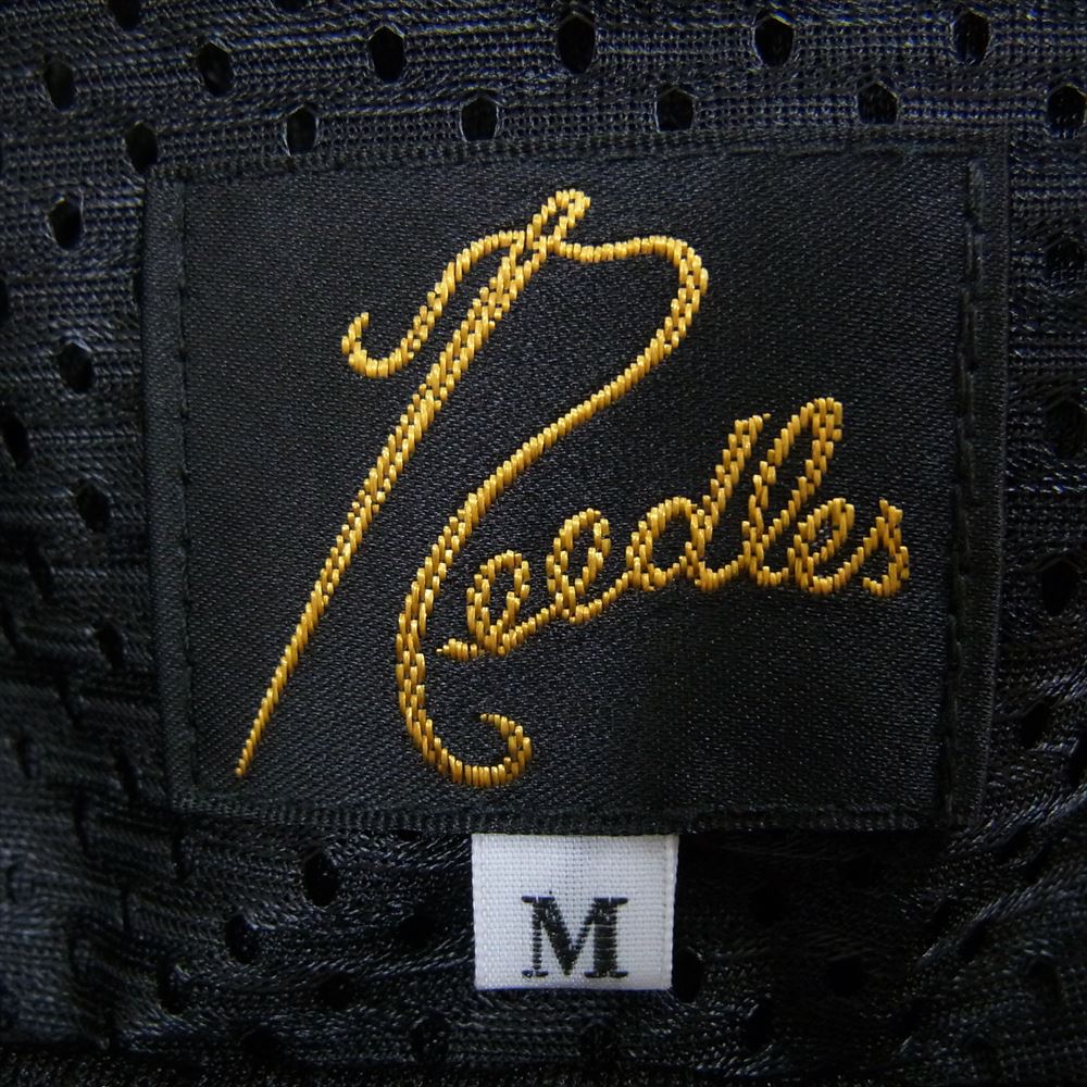 Needles ニードルス 22AW MR527 サイドライン 裾ジップ トラックパンツ ブラック系 M【中古】