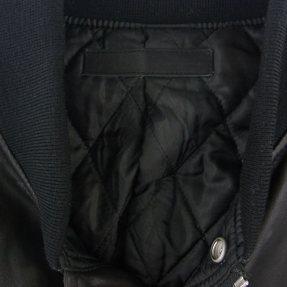 ISAMUKATAYAMA BACKLASH イサムカタヤマバックラッシュ 23-11-JK-02L BALLET バレット オールレザー ブルゾン MA-1 フライト ボンバー ジャケット ブラック系 FREE【中古】