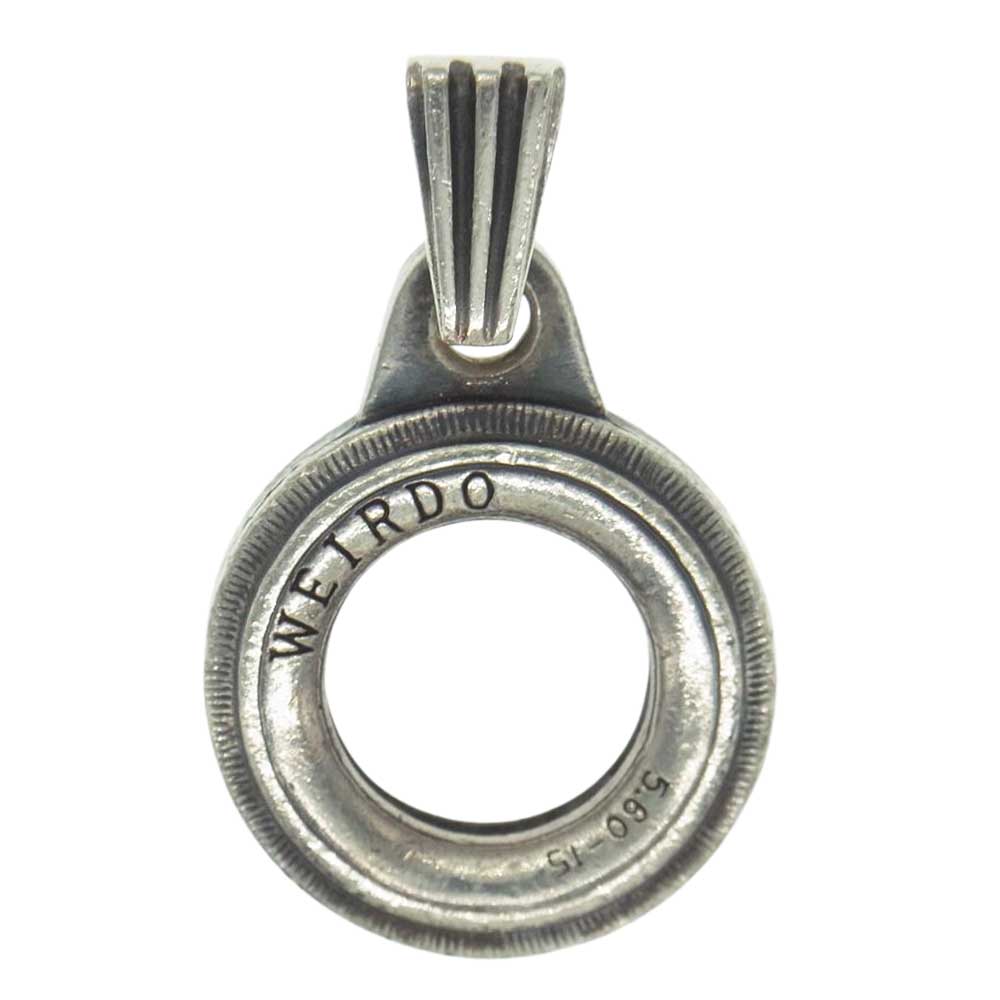 WEIRDO ウィアード バイアス ホイール リング ペンダントトップ  シルバー系【中古】