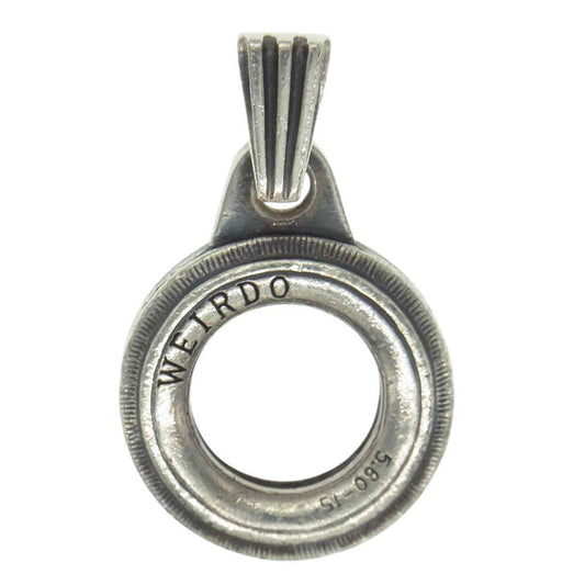 WEIRDO ウィアード バイアス ホイール リング ペンダントトップ  シルバー系【中古】