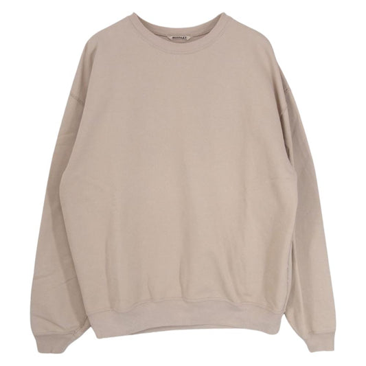 AURALEE オーラリー A8AP01GU SUPER SOFT HEAVY SWEAT P/O スーパー ソフト ヘビー スウェット プルオーバー ベージュ系 3【中古】