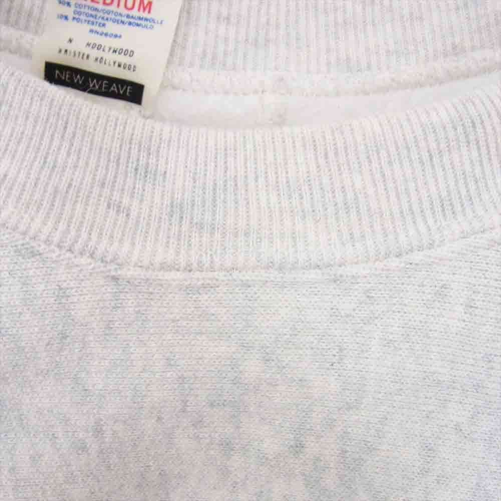 N.HOOLYWOOD エヌハリウッド Champion  チャンピオン NEW WEAVE ニューウェーブ REVERSE WEAVE CREWNECK SWEATSHIRT C8-V010 リバースウィーブ ポケット クルーネック スウェット トレーナー グレー系 M【中古】