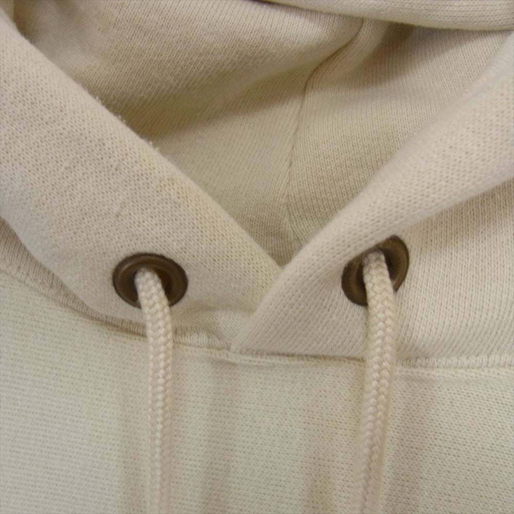 WTAPS ダブルタップス × Champion チャンピオン Reverse Weave Hooded Sweatshirt リバースウィーブ スウェット プルオーバー パーカー ベージュ系 L【中古】