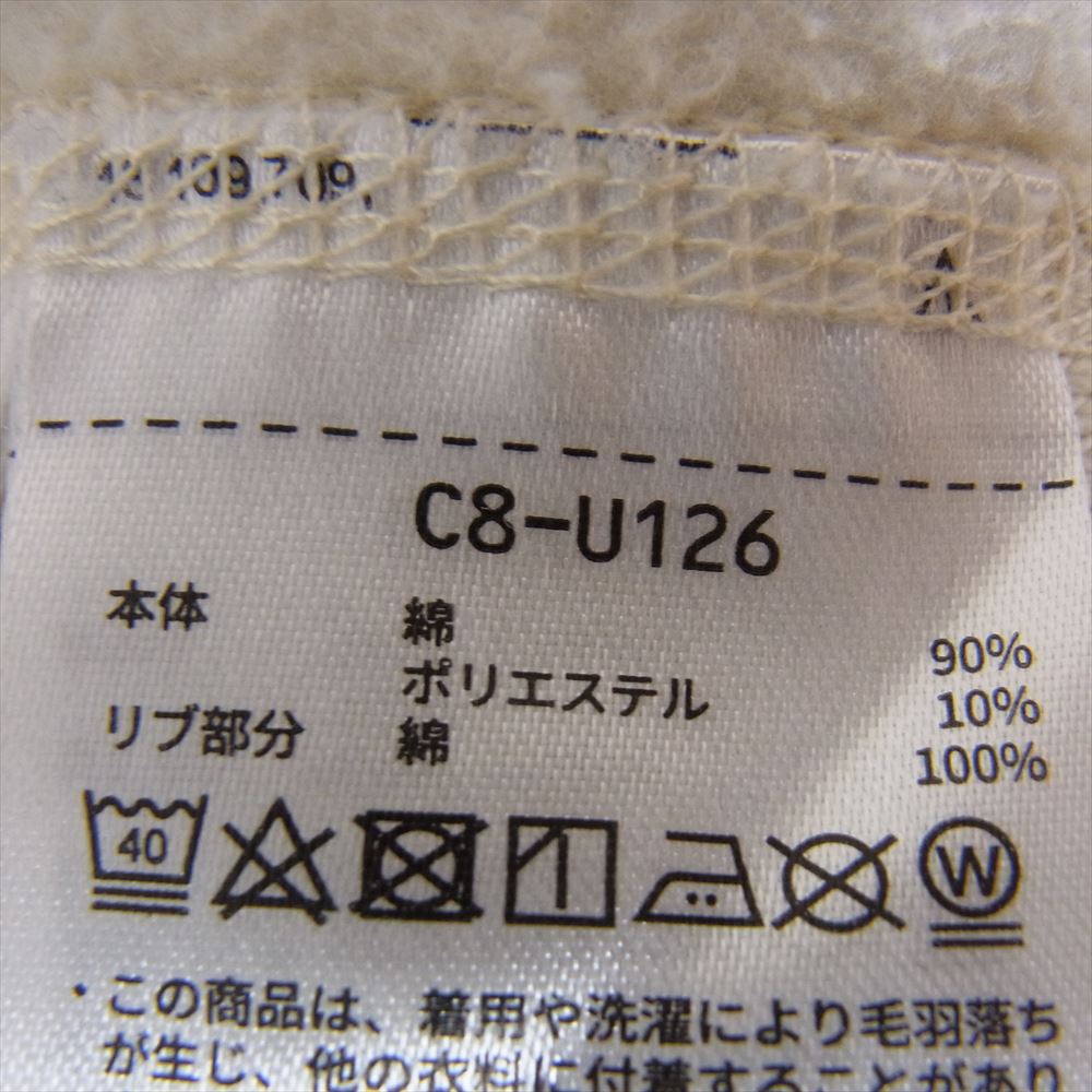 WTAPS ダブルタップス × Champion チャンピオン Reverse Weave Hooded Sweatshirt リバースウィーブ スウェット プルオーバー パーカー ベージュ系 L【中古】