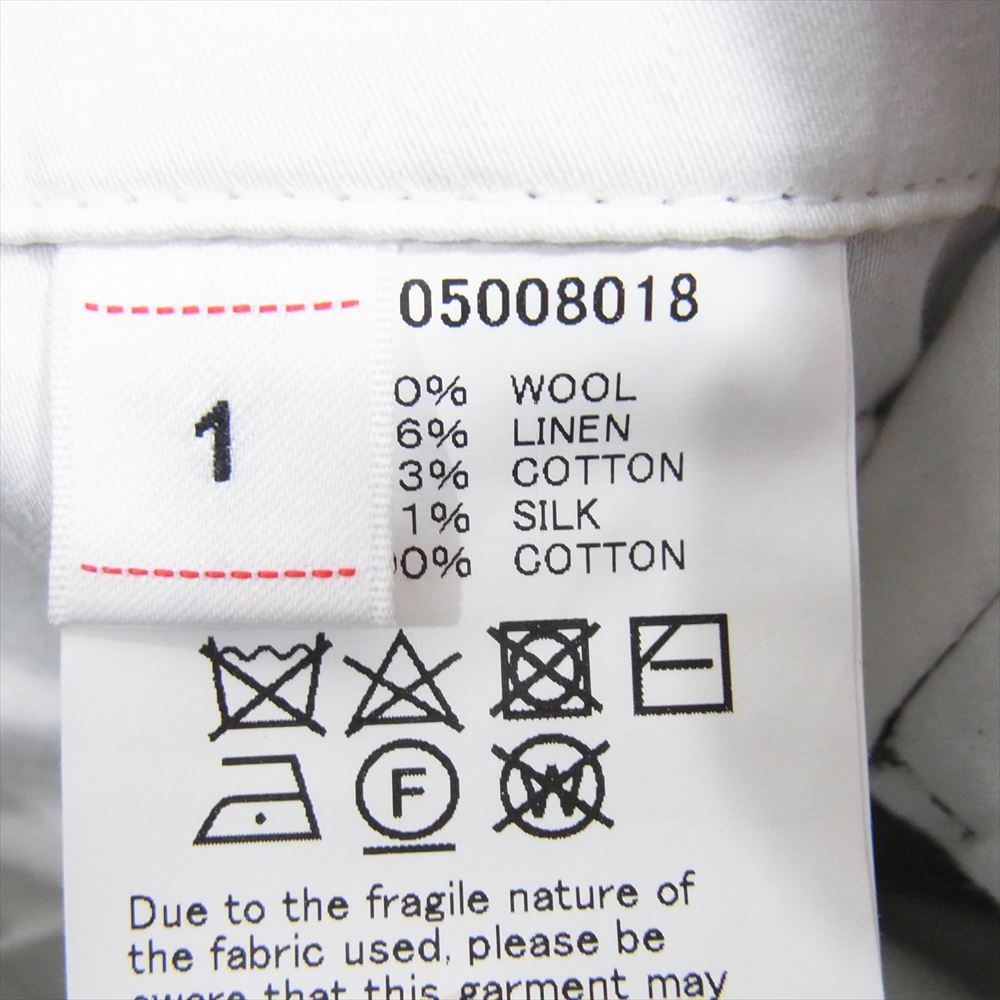 VISVIM ビズビム 21AW 0121205008018 HAKAMA PANTS SANTOME ハカマ パンツ ストライプ ブラック系 1【中古】