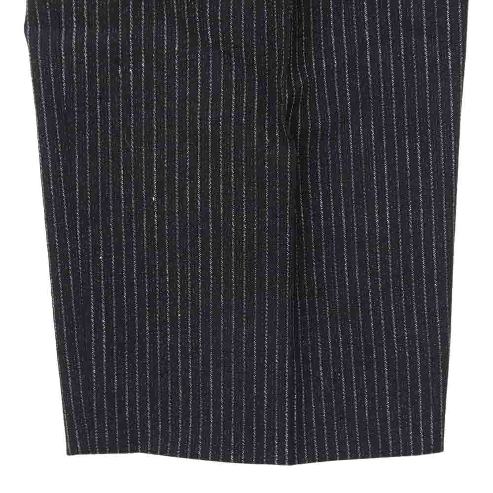 VISVIM ビズビム 21AW 0121205008018 HAKAMA PANTS SANTOME ハカマ パンツ ストライプ ブラック系 1【中古】