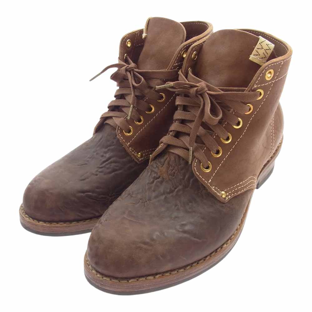 VISVIM ビズビム 22AW 0122202002003 BRIGADIER BOOTS-FOLK ブリガディア ブーツ ブラウン系 M8.5【中古】