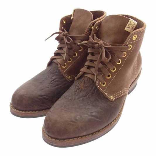 VISVIM ビズビム 22AW 0122202002003 BRIGADIER BOOTS-FOLK ブリガディア ブーツ ブラウン系 M8.5【中古】