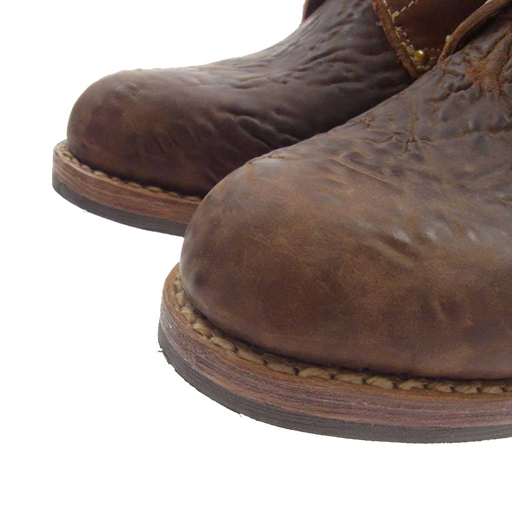 VISVIM ビズビム 22AW 0122202002003 BRIGADIER BOOTS-FOLK ブリガディア ブーツ ブラウン系 M8.5【中古】
