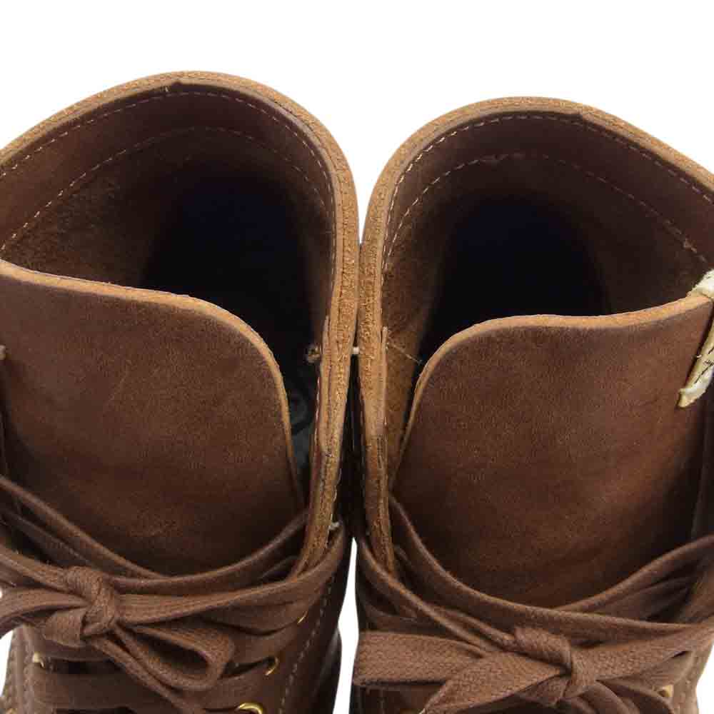 VISVIM ビズビム 22AW 0122202002003 BRIGADIER BOOTS-FOLK ブリガディア ブーツ ブラウン系 M8.5【中古】