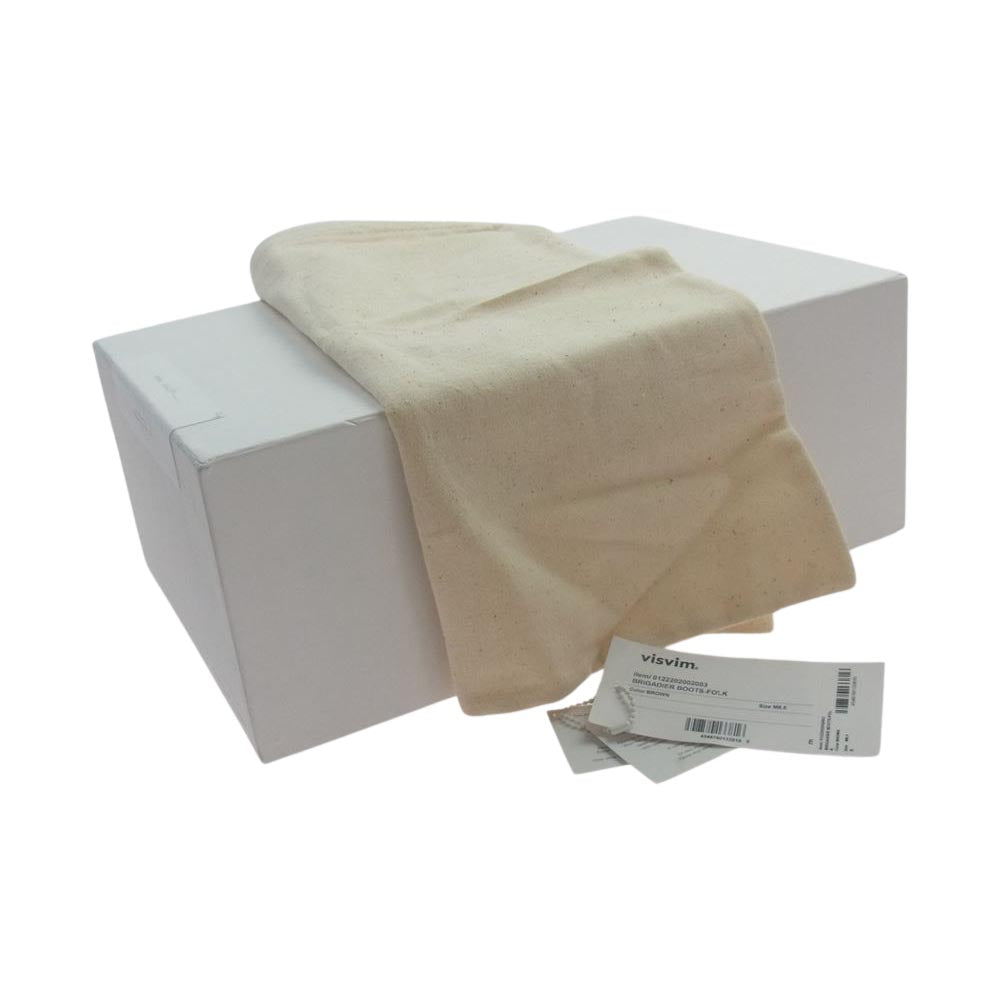 VISVIM ビズビム 22AW 0122202002003 BRIGADIER BOOTS-FOLK ブリガディア ブーツ ブラウン系 M8.5【中古】