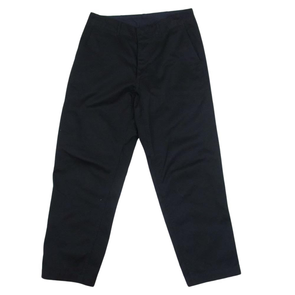 nanamica ナナミカ SUCF913 Wide Chino Pants ワイド テーパード チノ パンツ ブラック系 30【中古】
