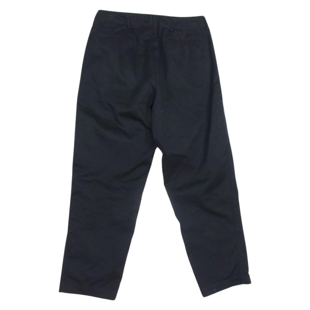 nanamica ナナミカ SUCF913 Wide Chino Pants ワイド テーパード チノ パンツ ブラック系 30【中古】