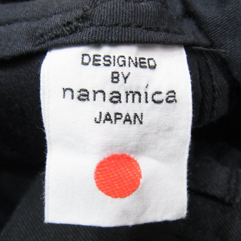 nanamica ナナミカ SUCF913 Wide Chino Pants ワイド テーパード チノ パンツ ブラック系 30【中古】
