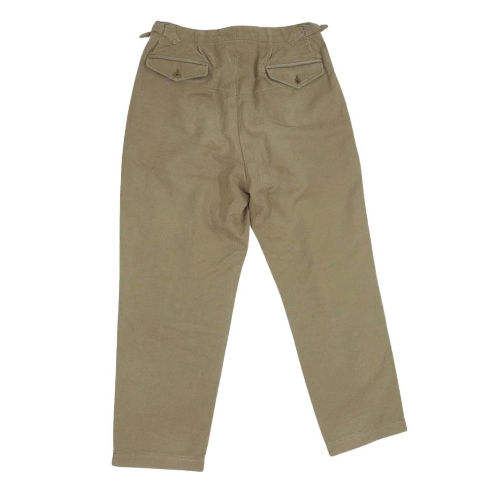 キャプテンサンシャイン KS21SPT13 Gurkha Trousers グルカ トラウザーズ タック パンツ カーキ系 32【中古】