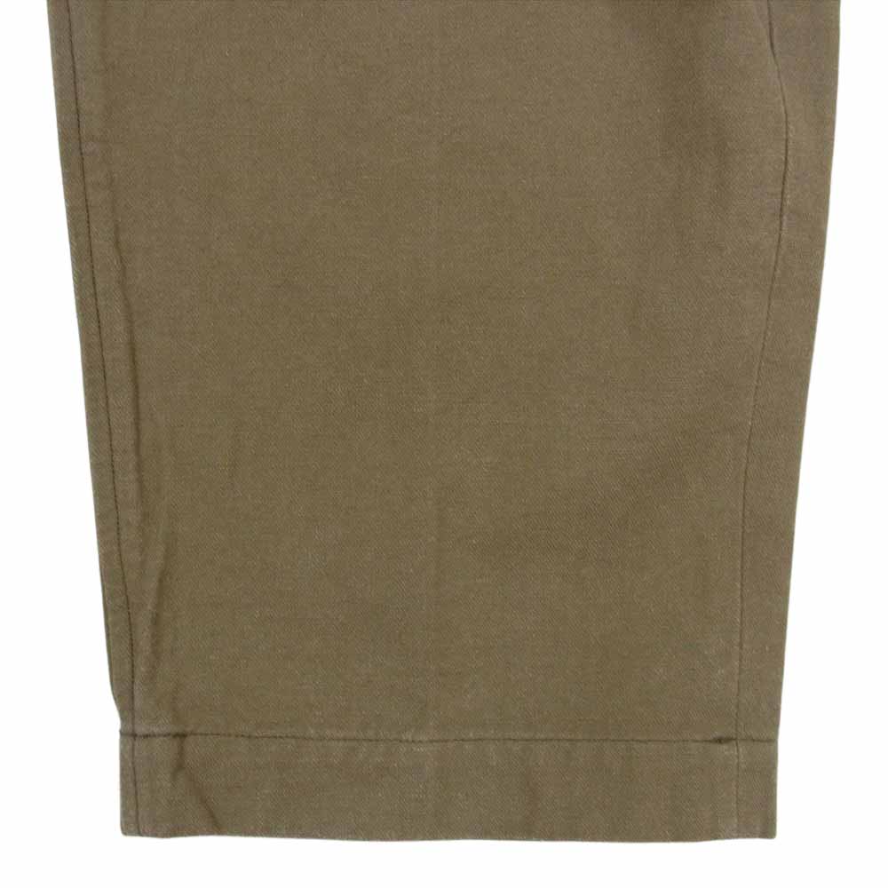 キャプテンサンシャイン KS21SPT13 Gurkha Trousers グルカ トラウザーズ タック パンツ カーキ系 32【中古】