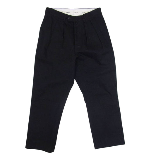 ニート STANDARD スタンダード タック スラックス トラウザー パンツ ブラック系 48【中古】