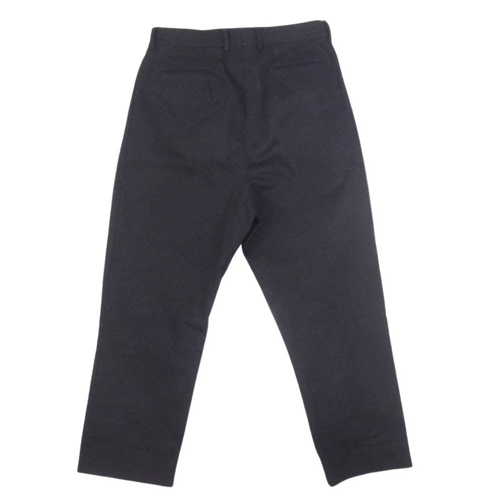 ニート STANDARD スタンダード タック スラックス トラウザー パンツ ブラック系 48【中古】
