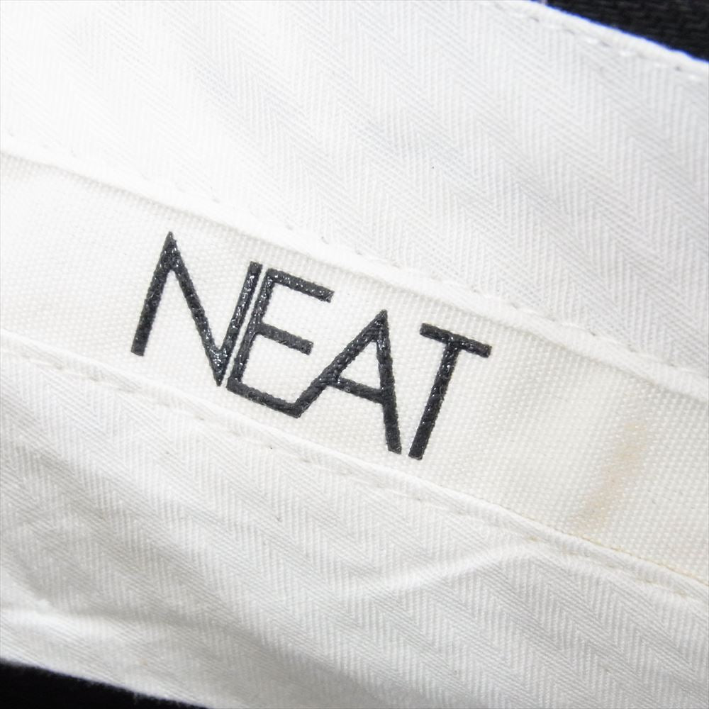 ニート STANDARD スタンダード タック スラックス トラウザー パンツ ブラック系 48【中古】