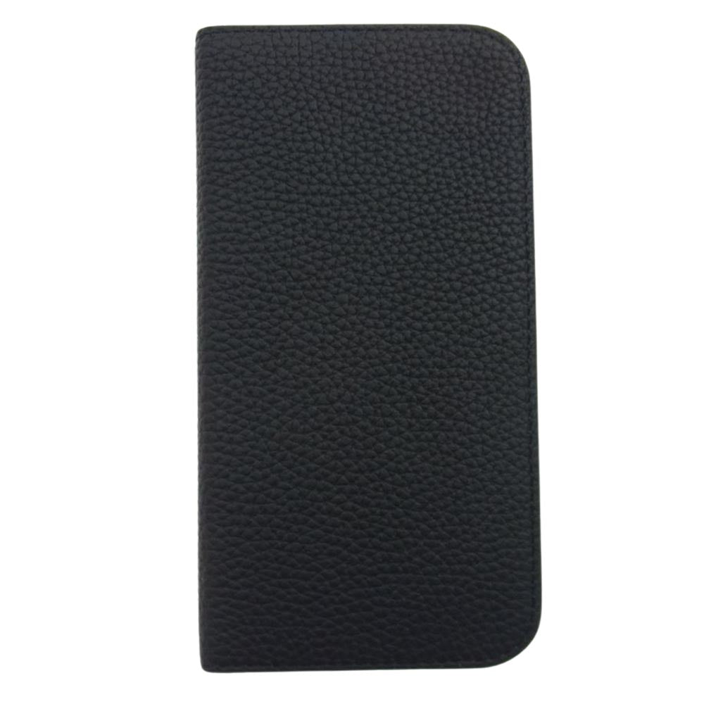 ボナベンチュラ BODT15P-BK iPhone 15Pro Black FOLIO DIARY CASE レザー ダイアリーケース スマホケース 携帯カバー ブラック系【新古品】【未使用】【中古】