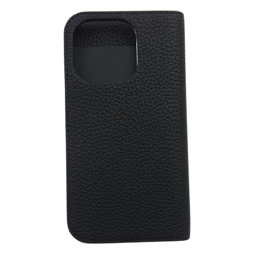 ボナベンチュラ BODT15P-BK iPhone 15Pro Black FOLIO DIARY CASE レザー ダイアリーケース スマホケース 携帯カバー ブラック系【新古品】【未使用】【中古】