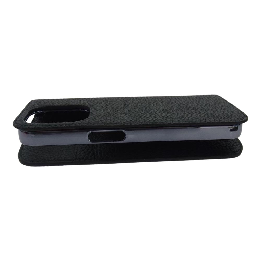 ボナベンチュラ BODT15P-BK iPhone 15Pro Black FOLIO DIARY CASE レザー ダイアリーケース スマホケース 携帯カバー ブラック系【新古品】【未使用】【中古】