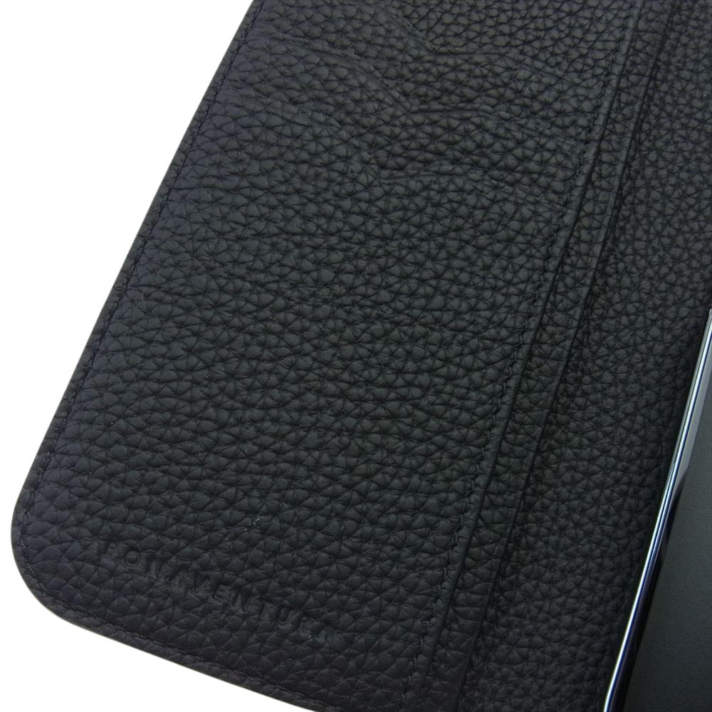 ボナベンチュラ BODT15P-BK iPhone 15Pro Black FOLIO DIARY CASE レザー ダイアリーケース スマホケース 携帯カバー ブラック系【新古品】【未使用】【中古】
