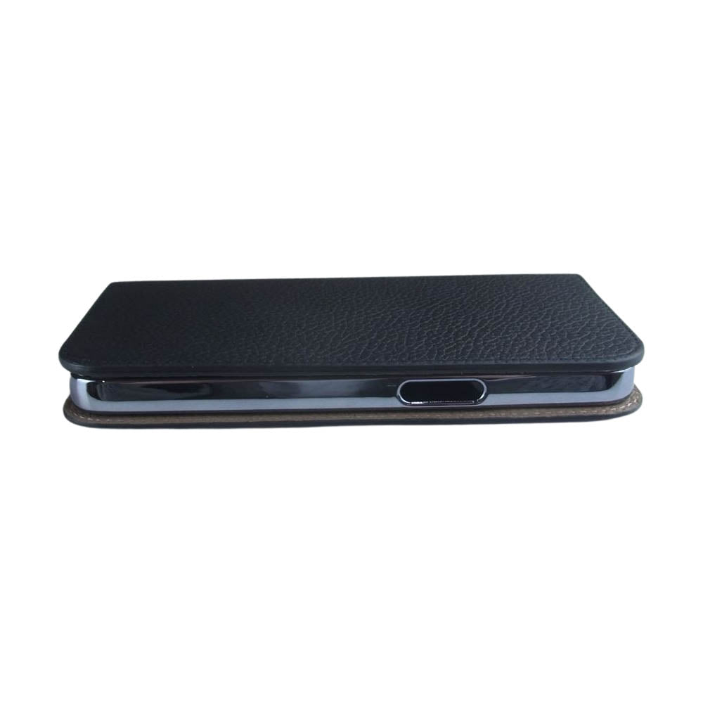 ボナベンチュラ BODT15PM-BKET iPhone 15ProMax Black×Etoupe FOLIO DIARY CASE アイフォン15プロマックス レザー ダイアリーケース スマホケース 携帯カバー ブラック系【新古品】【未使用】【中古】