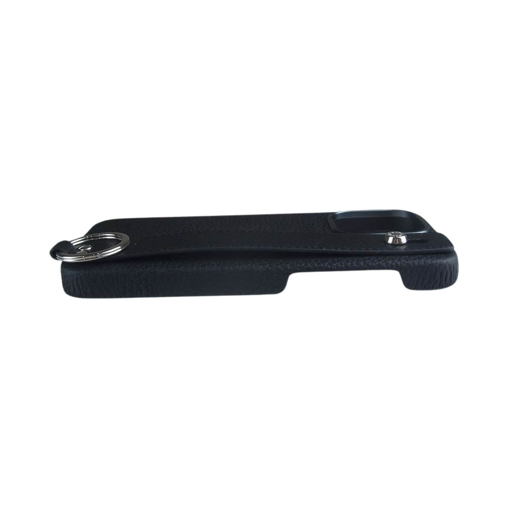 ボナベンチュラ BWHT15PM-BK iPhone 15ProMax Black BACKCOVER WITH HANDLE アイフォン15プロマックス ハンドル付き レザー ダイアリーケース スマホケース 携帯カバー ブラック系【新古品】【未使用】【中古】