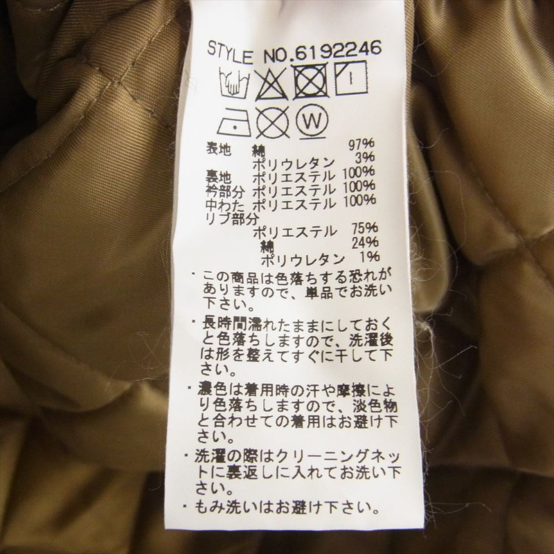 AVIREX アヴィレックス N-1 DECK JACKET デッキ ジャケット キルトライニング ベージュ系 M【中古】