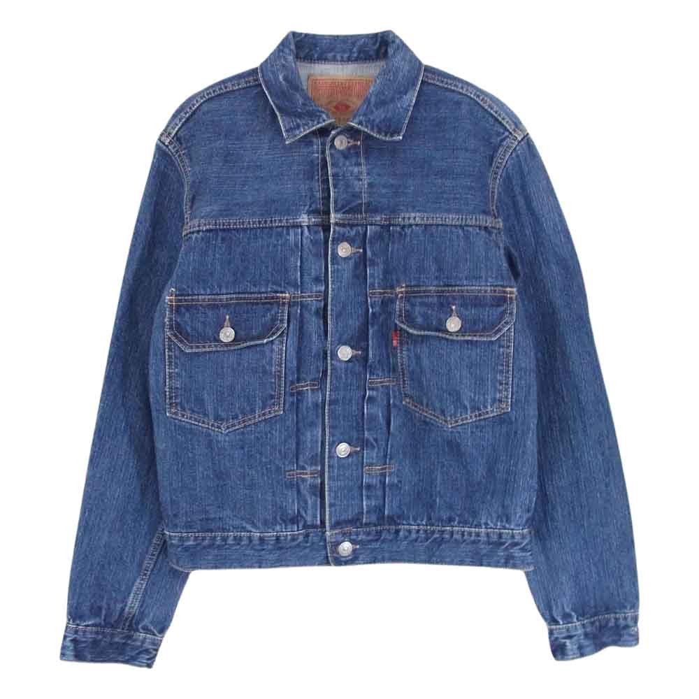 Pherrow's フェローズ 407XX セカンドタイプ 加工デニム ジャケット インディゴブルー系 38【中古】