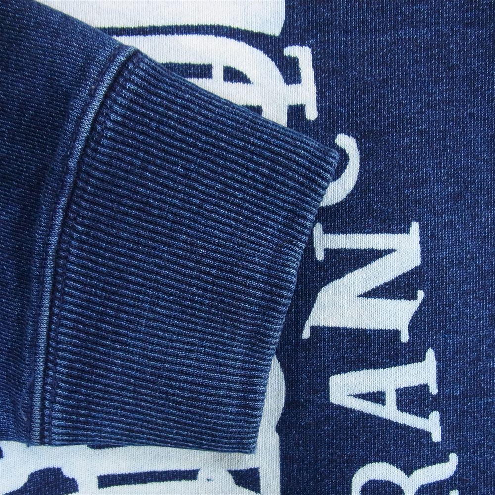 MAISON KITSUNE メゾンキツネ 700073099 BLUE BLUE インディゴ クルーネック スウェット ネイビー系 2【中古】