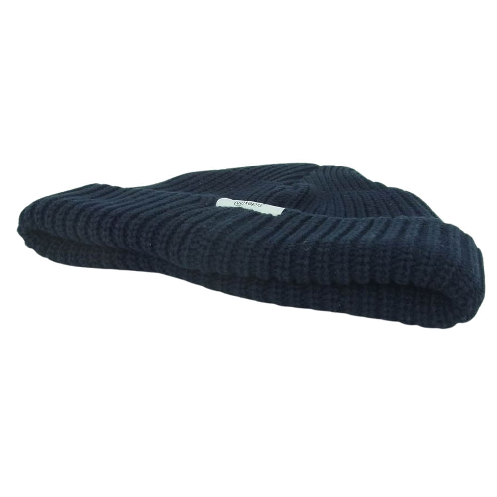 WTAPS ダブルタップス 21AW 212MADT-HT03 BEANIE 03 COOLMAX ビーニー ニットキャップ ダークネイビー系  00【中古】