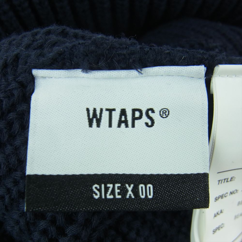 WTAPS ダブルタップス 21AW 212MADT-HT03 BEANIE 03 COOLMAX ビーニー ニットキャップ ダークネイビー系  00【中古】