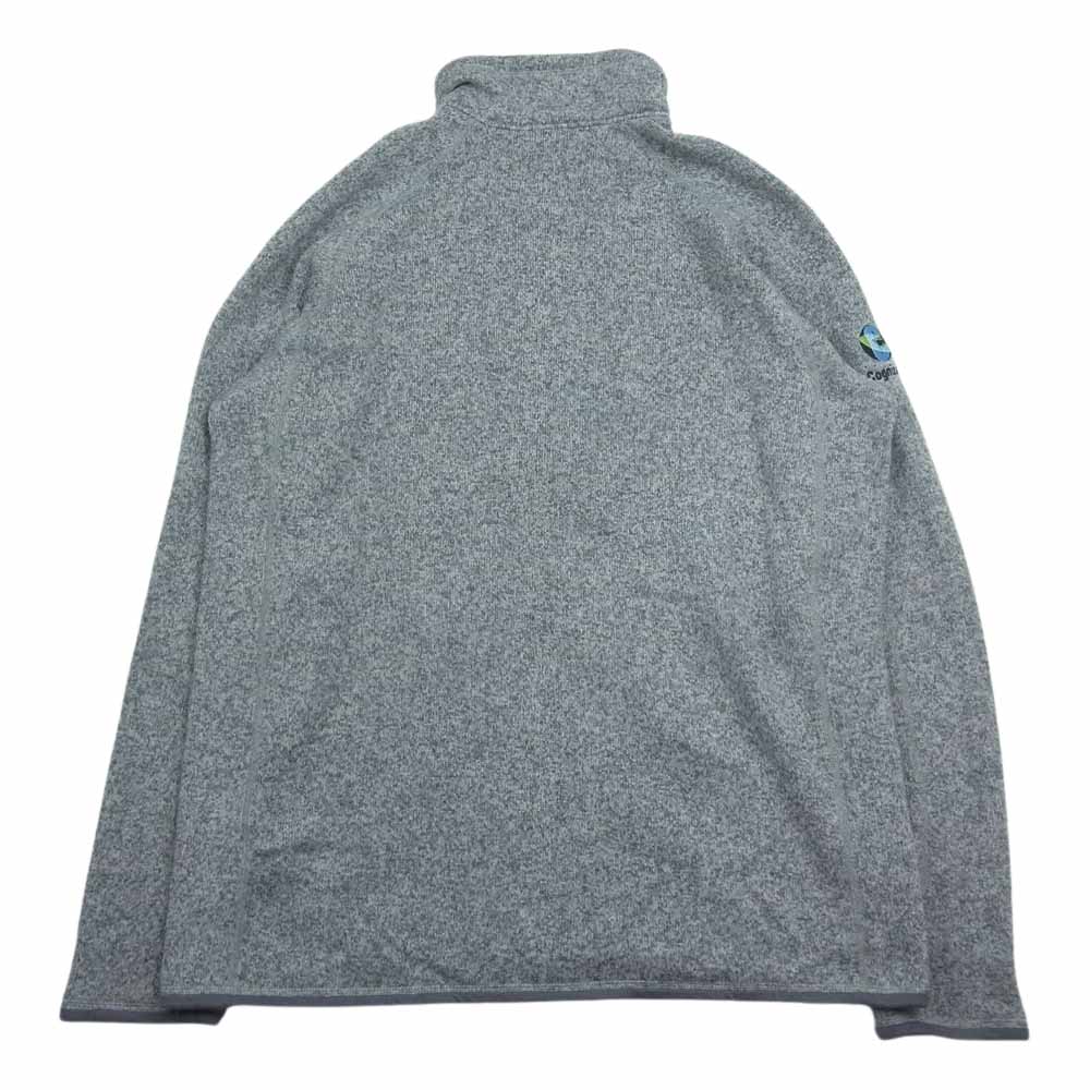 patagonia パタゴニア 25522 1/4ジップ ベター セーター ハーフジップ フリースジャケット グレー系 L【中古】
