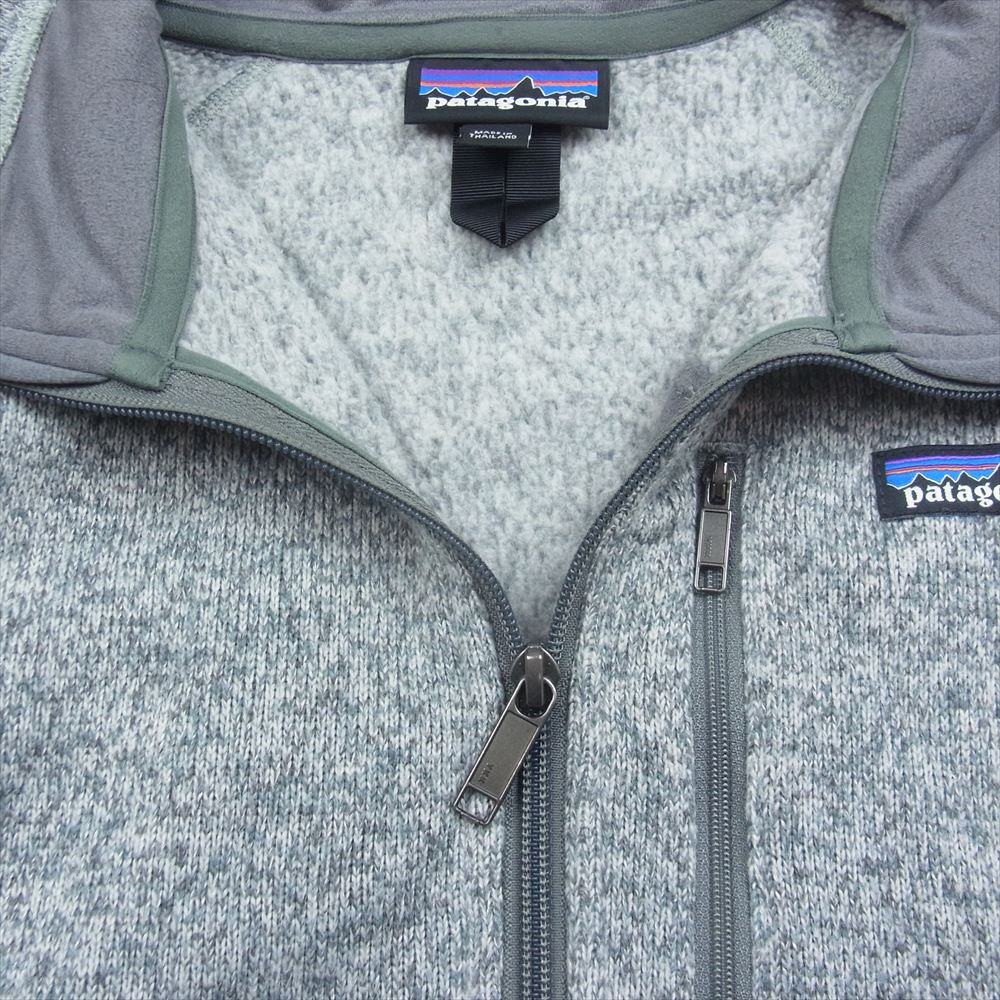 patagonia パタゴニア 25522 1/4ジップ ベター セーター ハーフジップ フリースジャケット グレー系 L【中古】