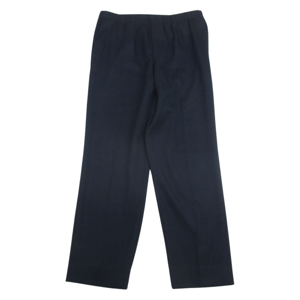 カジャ 20210102 SHIRRING TROUSERS シャーリング トラウザー スラックス パンツ ネイビー系 3【中古】