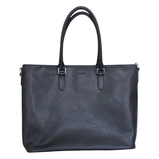 COACH コーチ C2842 ベケット ビジネス 2WAY レザー トート バッグ ブラック系【中古】