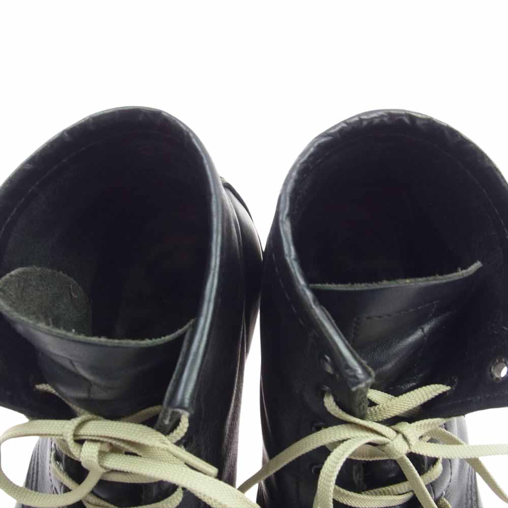 RED WING レッドウィング 9014 BECKMAN ROUND BOOTS ベックマン ラウンド ブーツ ソールカスタム ブラック系 US9.5D/27.5cm【中古】