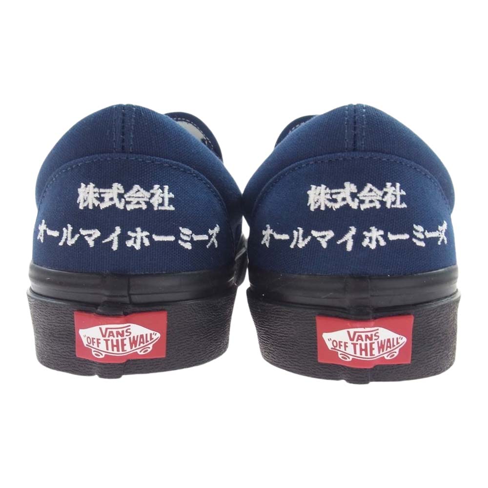 VANS バンズ All My Homies オールマイホーミーズ V98CF ZORN SLIP ON スリッポン ネイビー系 26cm【新古品】【未使用】【中古】