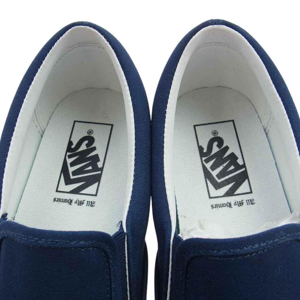 VANS バンズ All My Homies オールマイホーミーズ V98CF ZORN SLIP ON スリッポン ネイビー系 26cm【新古品】【未使用】【中古】