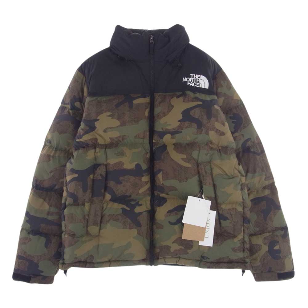 THE NORTH FACE ノースフェイス ND92336 Novelty Nuptse Jacket ノベルティ ヌプシ ジャケット カモフラ カーキ系 L【新古品】【未使用】【中古】