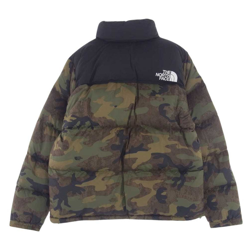 THE NORTH FACE ノースフェイス ND92336 Novelty Nuptse Jacket ノベルティ ヌプシ ジャケット カモフラ カーキ系 L【新古品】【未使用】【中古】