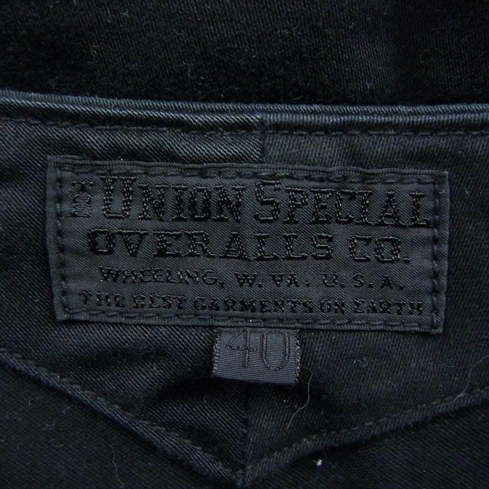 FREEWHEELERS フリーホイーラーズ 1937 GO SMOKIN’ JOE SLEEVELESS COAT ロゴ プリント ベスト ブラック系 40【中古】