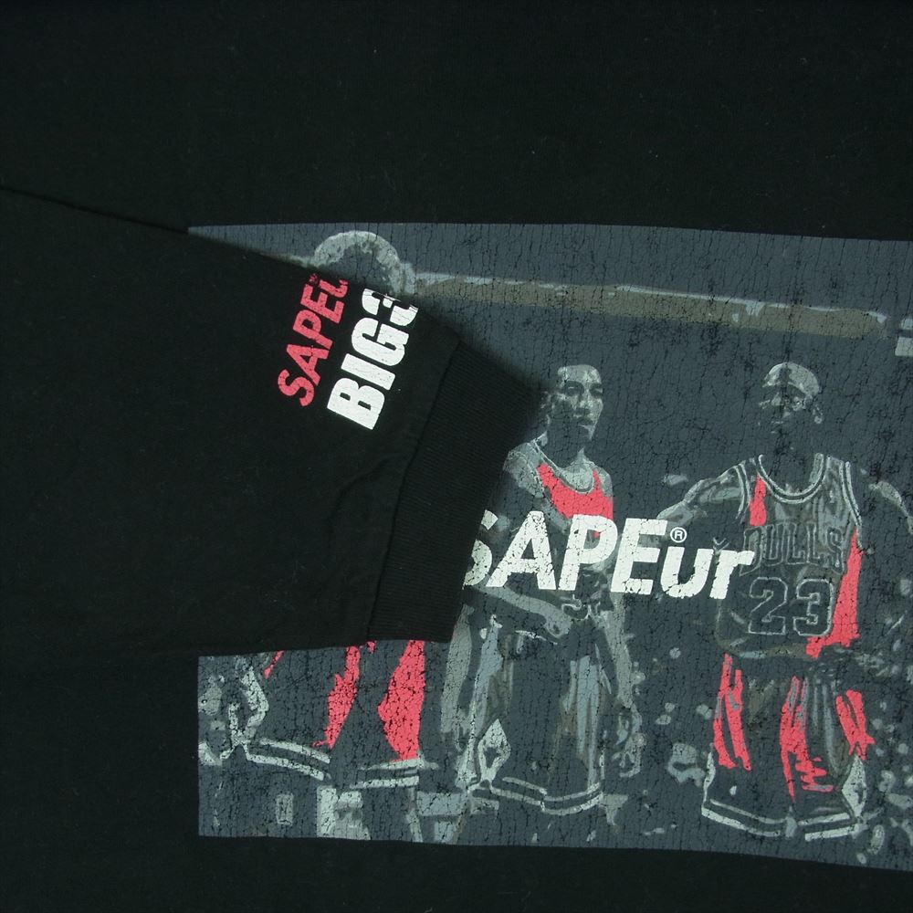 サプール BIG3 LS TEE ビッグ3 長袖 Tシャツ ロンT カットソー コットン ベトナム製 ブラック系 XXL【中古】