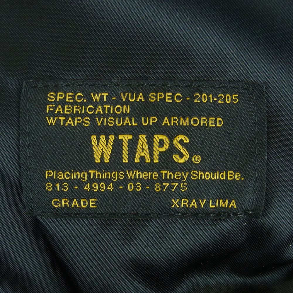 WTAPS ダブルタップス 17AW 172TQDT-JKM03 TEAM JACKET NYLON TWILL ナイロンツイル チーム ジャケット スタジャン ブルゾン ブラック系 4【中古】