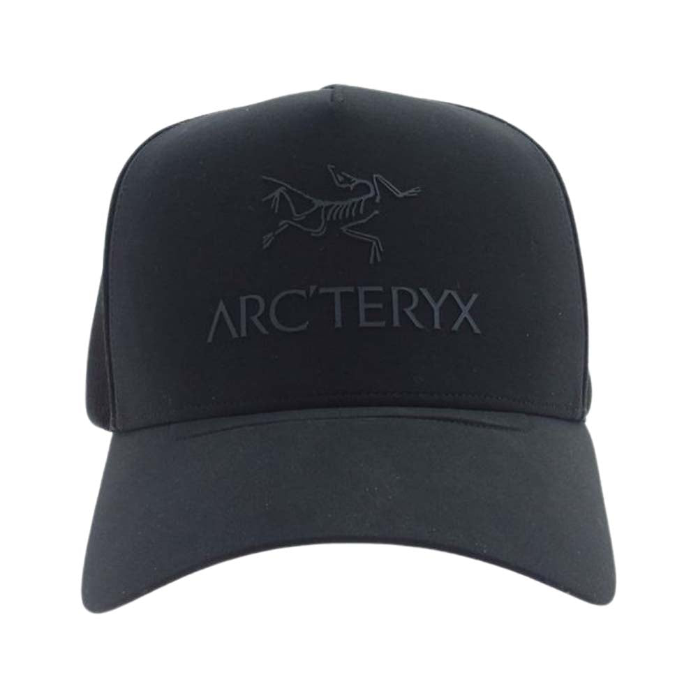 ARC'TERYX アークテリクス Logo Trucker Hat ロゴ トラッカー メッシュ キャップ ブラック系 フリーサイズ【中古】
