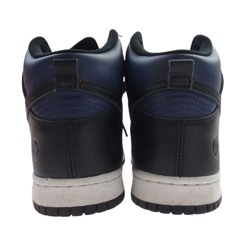 NIKE ナイキ DJ0383-400 × Fragment Dunk High Tokyo フラグメント ダンク ハイ 東京 スニーカー ネイビー系 27cm【中古】