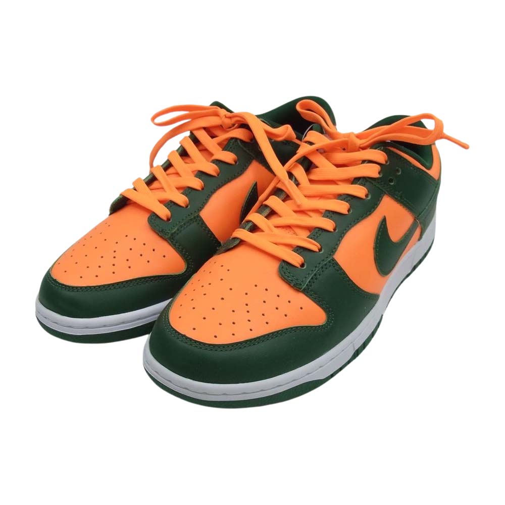 NIKE ナイキ DD1391-300 Dunk Low Retro Gorge Green and Total Orange ダンク ロー レトロ ゴージグリーン アンド トータル オレンジ スニーカー グリーン系 オレンジ系 30cm【新古品】【未使用】【中古】
